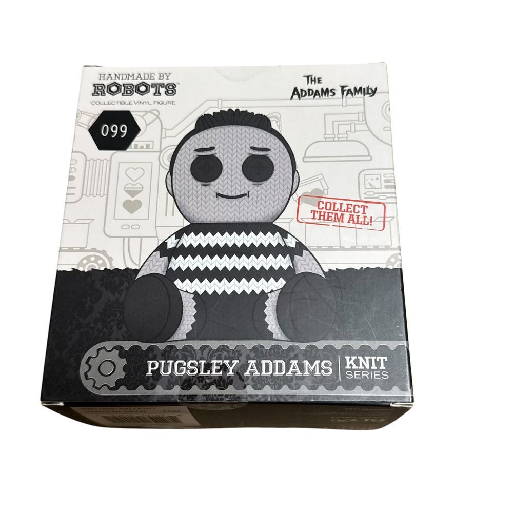 Handmade By Robots Pugsley Addams Knit Series Vinyl Figure Collectible #099‎